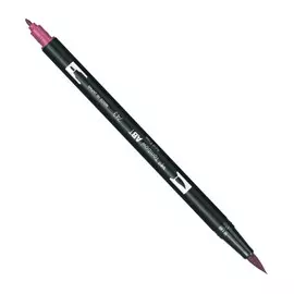 Маркер-кисть двусторонний на водной основе Tombow ABT 743 ярко-розовый
