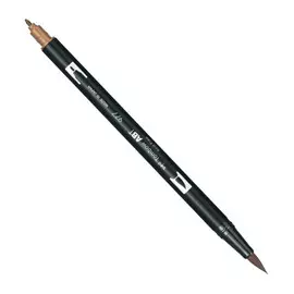 Маркер-кисть двусторонний на водной основе Tombow ABT 977 коричневое седло