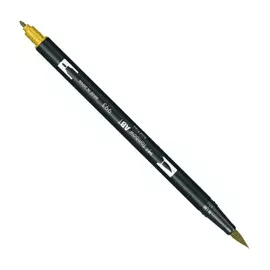 Маркер-кисть двусторонний на водной основе Tombow ABT 993 оранжевый хром