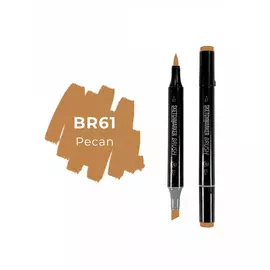 Маркер двухсторонний на спиртовой основе Sketchmarker Brush Цвет Орех пекан
