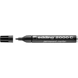 Маркер перманентный Edding "2000C" 1,5-3 мм с круглым наконечником, черный