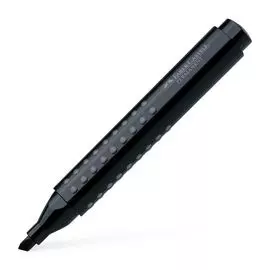 Маркер перманентный Faber-Castell "GRIP 1503" с клиновидным наконечником, черный