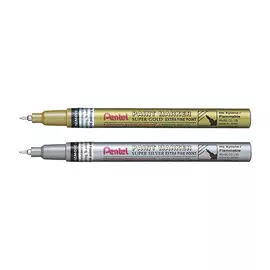 Маркер перманентный Pentel "Paint" 0,6 мм алюминиевый корпус