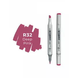 Маркер двухсторонний на спиртовой основе Sketchmarker Цвет Глубокий Розовый