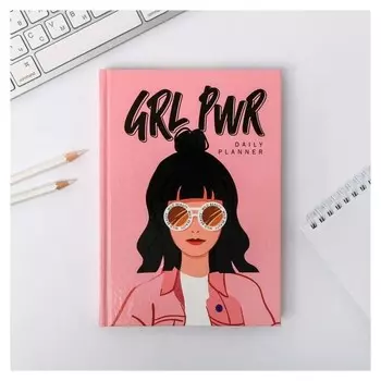 Ежедневник GRL PWR no bad days А5, 160 листов