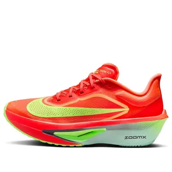 Кроссовки zoom fly 6 'bright crimson lime blast mint foam' Nike, красный