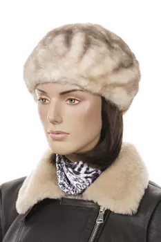 Шапка женская из норки