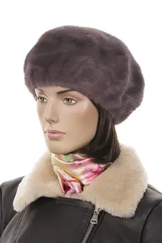 Шапка женская из норки