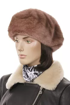 Шапка женская из норки