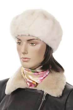 Шапка женская из норки