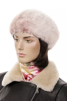 Шапка женская из норки