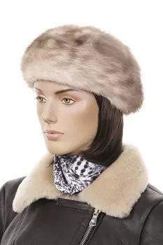 Шапка женская из норки