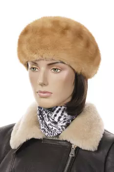 Шапка женская из норки