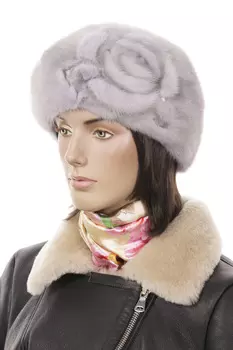 Шапка женская из норки