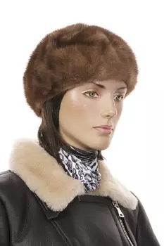 Шапка женская из норки