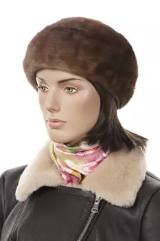 Шапка женская из норки