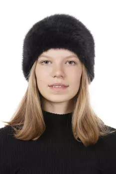 Шапка женская из норки