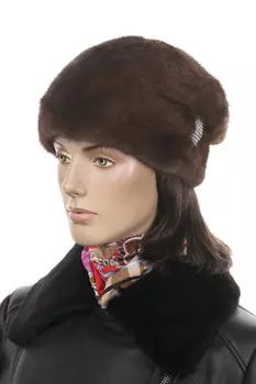 Шапка женская из норки