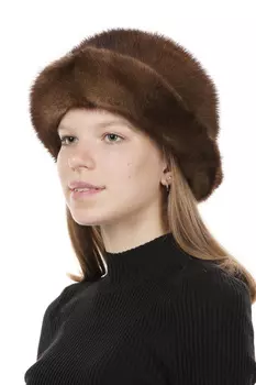 Шапка женская из норки