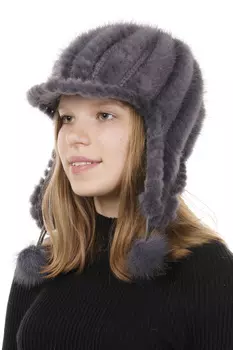 Шапка женская из норки