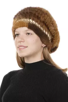 Шапка женская из норки
