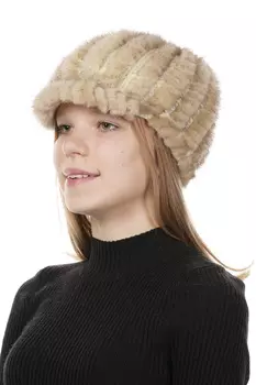 Шапка женская из норки