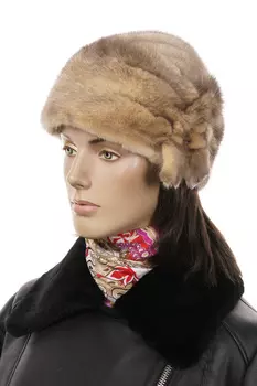 Шапка женская из норки