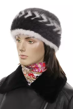 Шапка женская из норки