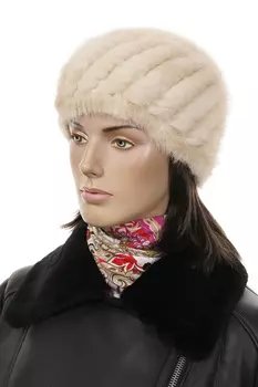 Шапка женская из норки