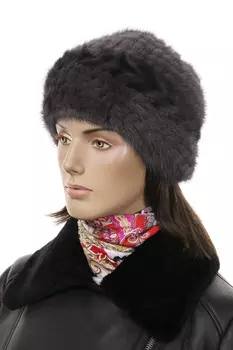 Шапка женская из норки