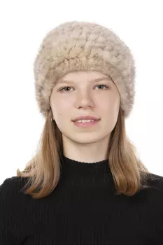 Шапка женская из норки