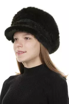 Шапка женская из норки