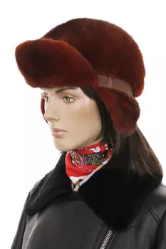 Шапка женская из норки
