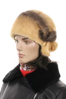 Шапка женская из норки
