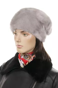 Шапка женская из норки