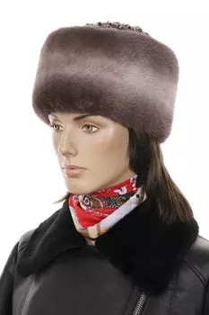 Шапка женская из норки