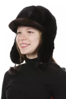 Шапка женская из норки