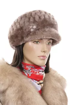 Шапка женская из овчины