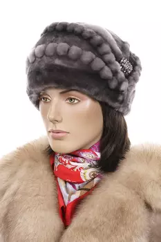 Шапка женская из овчины