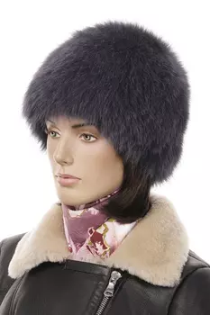 Шапка женская из песца