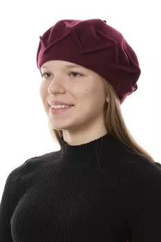 Шапка женская из трикотажа