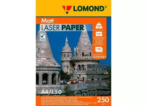 Фотобумага_Matt DS Color Laser Paper матовая А4, 250 г/м2, 150 листов (0300441)