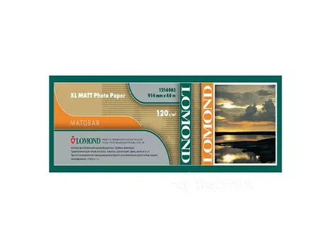 Рулонная бумага для плоттера с покрытием_XL Matt Photo Paper 120 г/м2, 0.914x40 м, 50.8 мм (1214003)