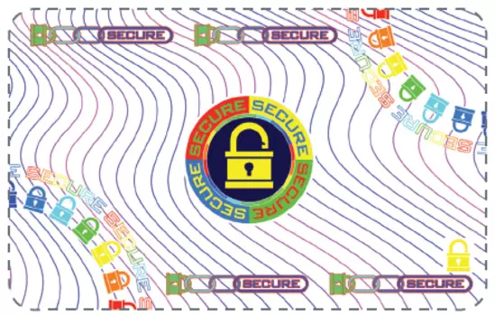 Лента ламинационная с вырезом под чип DuraGard, OptiSelect "Secure Lock" Registered 1.0 mil 508982-302