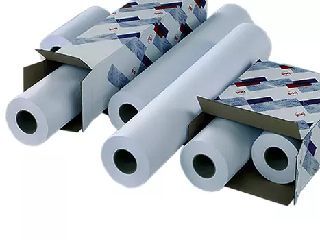 Рулонная инженерная бумага_LFM116 Oce Top Label Paper 75 г/м2 0.297х200 м, 76.2 мм, 2 рулона (7707B029)