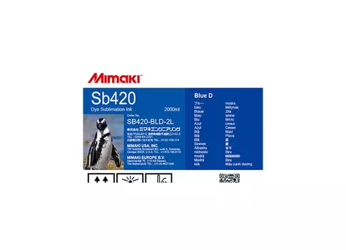 SB410 DYE Sublimation ink Blue 2L