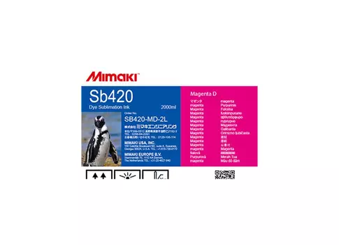 SB410 DYE Sublimation ink Magenta 2L