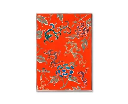 Репродукция картины на холсте Floral pattern, 1893г. (мультиколор, 75)