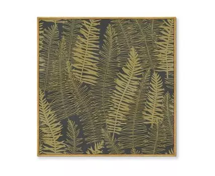 Репродукция картины на холсте Symphony of leaves, No 1, 2020г. (мультиколор, золотистый, 105)