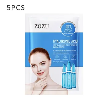 Маска для лица с ампулами гиалуроновой кислоты ZOZU Hyaluronic Acid Hydrating Mask 1pcs